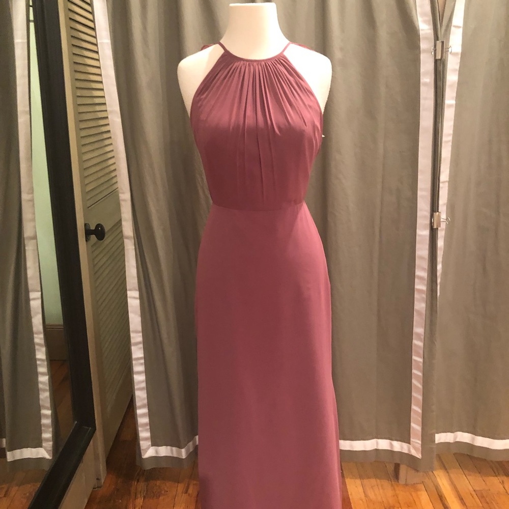 Dessy “3022” in English Rose Chiffon